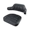 A & I Products Seat Cushion Set, Wrap Around, Black 18" x18" x10" A-W103BL - alternate 1